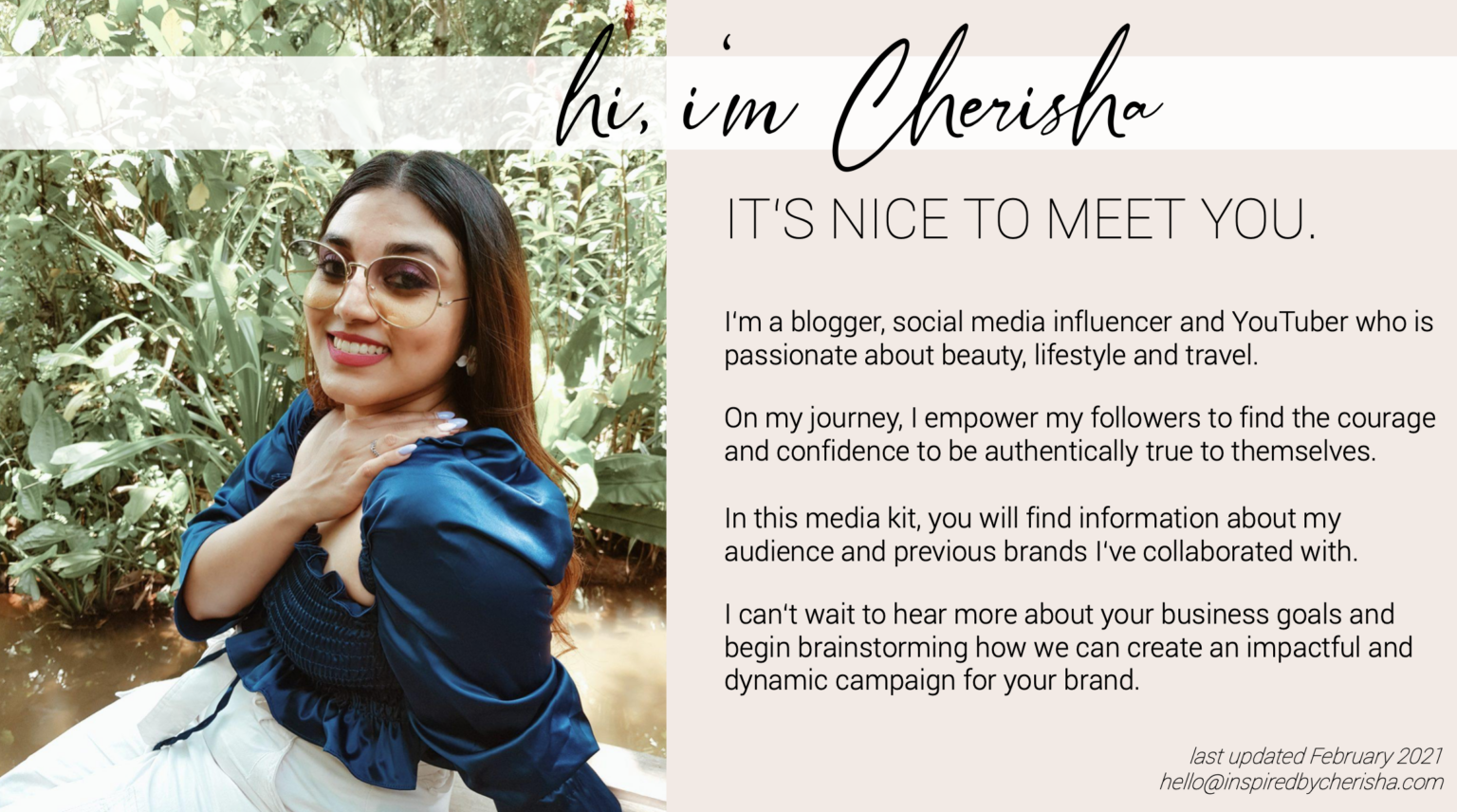 How To Create A Rate Card As An Influencer Inspired by Cherisha